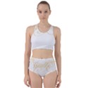 Breathe T- Shirt Breathe In Gold T- Shirt Racer Back Bikini Set View1