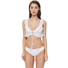 Breathe T- Shirt Breathe T- Shirt Low Cut Ruffle Edge Bikini Set by JamesGoode