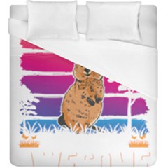 Quokka T-shirtbecause Quokkas Are Freaking Awesome T-shirt Duvet Cover (king Size) by EnriqueJohnson