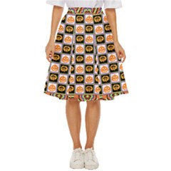 Lantern Chess Halloween Classic Short Skirt by Pakjumat