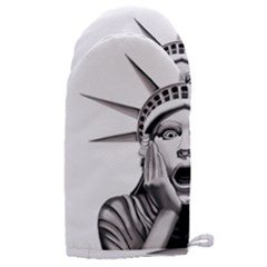 Funny Statue Of Liberty Parody Microwave Oven Glove by Sarkoni