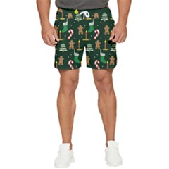 Pattern Christmas Gift Men s Runner Shorts by uniart180623