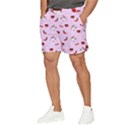 Christmas Xmas Background Design Pattern Men s Runner Shorts View3