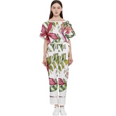 Botanical T- Shirt Botanical Majestic Counterfloor T- Shirt Batwing Lightweight Chiffon Jumpsuit by EnriqueJohnson