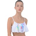 Butterfly Lover T- Shirtbutterfly T- Shirt Frill Bikini Top View1