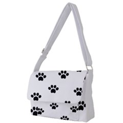 Dog Paw Print T- Shirt Paw Pattern 6 Full Print Messenger Bag (l) by EnriqueJohnson