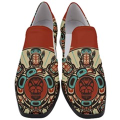 Skull Grateful Dead Phone Gratefuldead Women Slip On Heel Loafers by Sarkoni