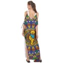 Grateful Dead Pattern Maxi Chiffon Cover Up Dress View2