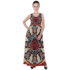 Grateful-dead-pacific-northwest-cover Empire Waist Velour Maxi Dress by Sarkoni