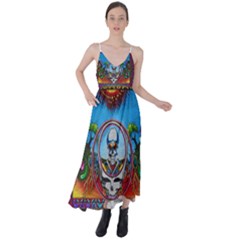 Grateful Dead Wallpapers Tie Back Maxi Dress by Sarkoni