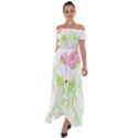 Flowers Lover T- Shirtflowers T- Shirt (6) Off Shoulder Open Front Chiffon Dress View1