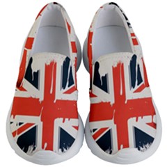 Union Jack England Uk United Kingdom London Kids Lightweight Slip Ons by uniart180623