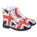 Union Jack England Uk United Kingdom London Kid s High-Top Canvas Sneakers View3