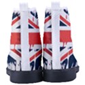 Union Jack England Uk United Kingdom London Kid s High-Top Canvas Sneakers View4