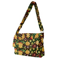 Christmas Pattern Full Print Messenger Bag (l) by Valentinaart