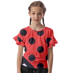 Abstract-bug-cubism-flat-insect Kids  Cut Out Flutter Sleeves by Ket1n9