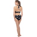 Skull Pattern Halter Side Cut Swimsuit View2