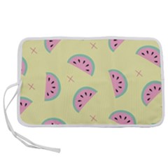 Watermelon Wallpapers  Creative Illustration And Patterns Pen Storage Case (l) by Ket1n9