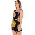 Cute Owls Pattern Bodycon Dress View2