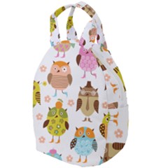 Cute Owls Pattern Travel Backpack by Ket1n9