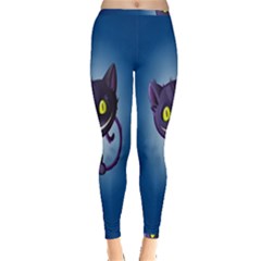 Cats Funny Inside Out Leggings by Ket1n9