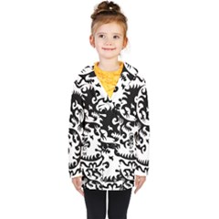 Ying Yang Tattoo Kids  Double Breasted Button Coat by Ket1n9