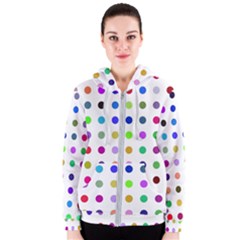 Circle Pattern(1) Women s Zipper Hoodie by Ket1n9