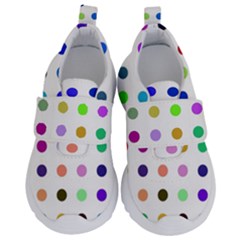 Circle Pattern(1) Kids  Velcro No Lace Shoes by Ket1n9