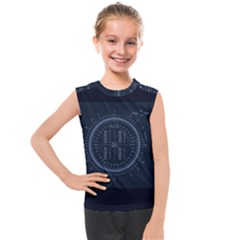 Minimalistic Knowledge Mathematics Trigonometry Kids  Mesh Tank Top by Ket1n9