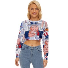 United States Of America Images Independence Day Lightweight Long Sleeve Sweatshirt by Ket1n9