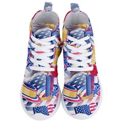 Independence Day United States Of America Women s Lightweight High Top Sneakers by Ket1n9