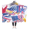 Independence Day United States Of America Wearable Blanket View2