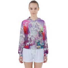 Clouds Multicolor Fantasy Art Skies Women s Tie Up Sweat by Ket1n9