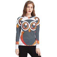 Owl Logo Women s Long Sleeve Rash Guard by Ket1n9