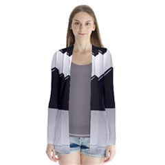 Soccer Ball Drape Collar Cardigan by Ket1n9