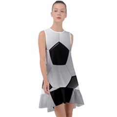 Soccer Ball Frill Swing Dress by Ket1n9