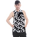 Ying Yang Tattoo Men s Sleeveless Hoodie View1