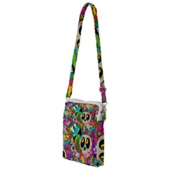 Crazy Illustrations & Funky Monster Pattern Multi Function Travel Bag by Ket1n9