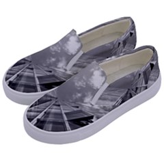 Architecture-skyscraper Kids  Canvas Slip Ons by Ket1n9