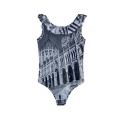 Architecture-parliament-landmark Kids  Frill Swimsuit by Ket1n9