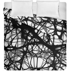 Neurons-brain-cells-brain-structure Duvet Cover Double Side (king Size) by Ket1n9