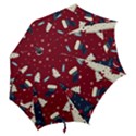 Flat Design Christmas Pattern Collection Art Hook Handle Umbrellas (Large) View2