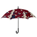 Flat Design Christmas Pattern Collection Art Hook Handle Umbrellas (Large) View3