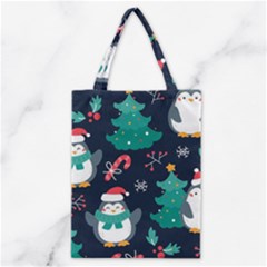 Colorful Funny Christmas Pattern Classic Tote Bag by Ket1n9