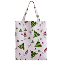 Christmas-santa-claus-decoration Zipper Classic Tote Bag by Ket1n9