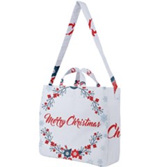 Merry-christmas-christmas-greeting Square Shoulder Tote Bag by Ket1n9