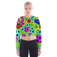 Balls Colors Cropped Sweatshirt by Ket1n9