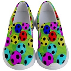 Balls Colors Kids Lightweight Slip Ons by Ket1n9