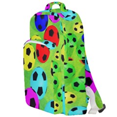 Balls Colors Double Compartment Backpack by Ket1n9