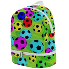 Balls Colors Zip Bottom Backpack by Ket1n9